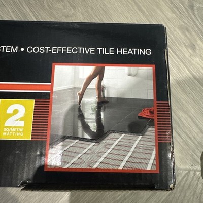 Homelux Fußbodenheizmatte elektrisch 2m² für Fliesen Keramikböden Innen UK