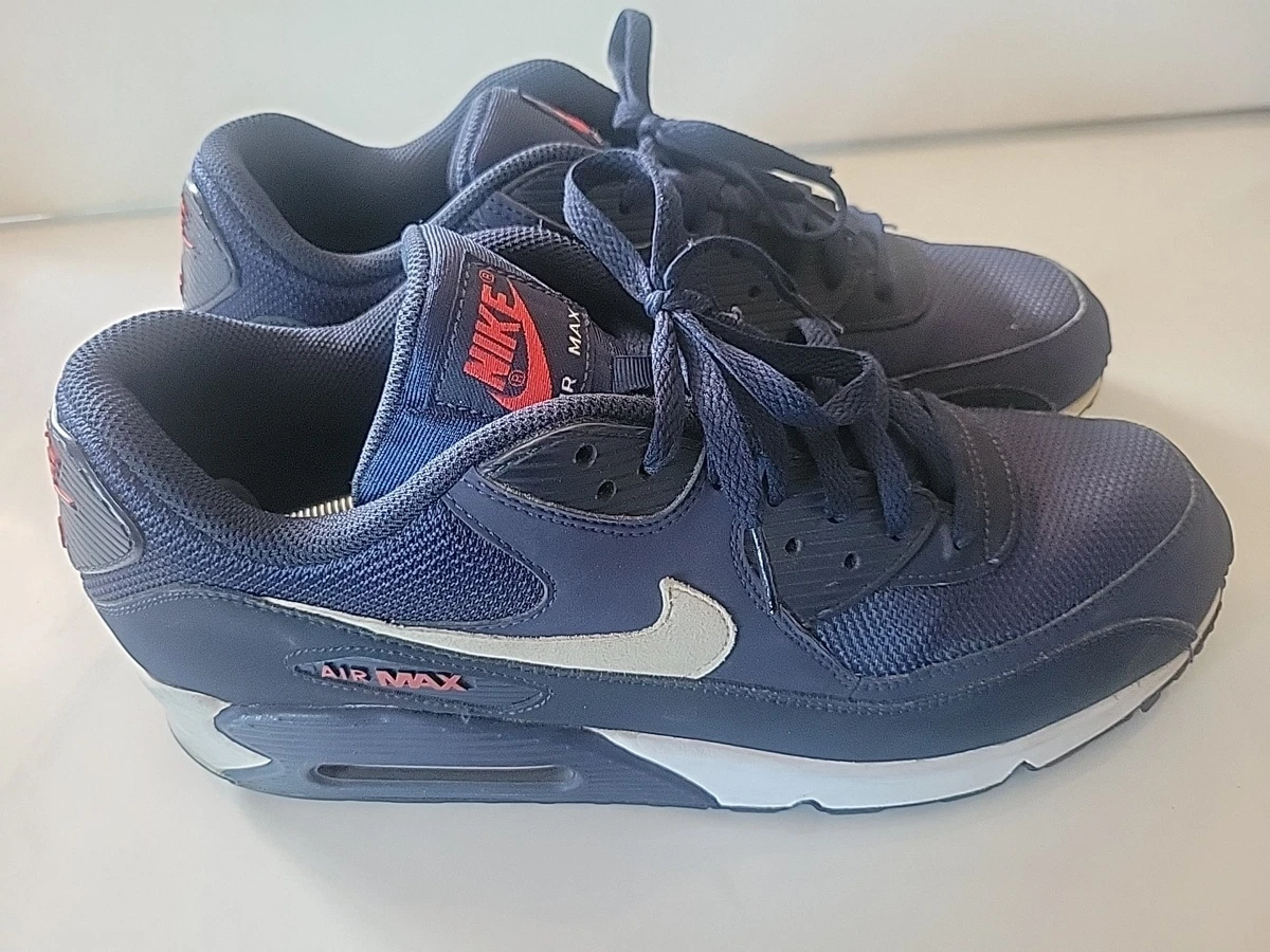 Nike Air Max 90 Men\'s Essential Midnight Navy (AJ1285-403) Size13 Athletic Shoes Nike Air Max 90 Mens Running Shoes Midnight Navy Gum FB9658  main image 2
