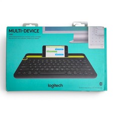 Logitech K480 Multi-Device Wireless Bluetooth Keyboard - Compact, Black