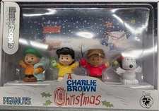 NEW Little People Peanuts "A Charlie Brown Christmas" Collector Set Snoopy Lucy