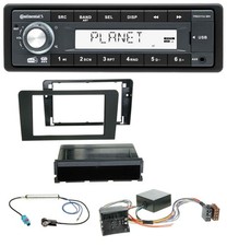 Autoradio Continental MP3 AUX USB DAB 1DIN per Audi A3 8P 06-12 Symphony Infinit