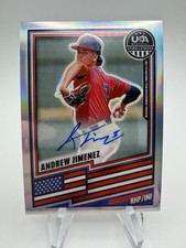 2026 Stars & Stripes ANDREW JIMENEZ Silver Prizm Auto #146
