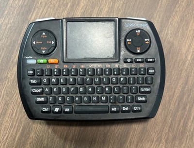 SMK-Link Wireless Ultra-Mini Touchpad Keyboard Untested Powers On Lights Up 
