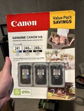 GENUINE Canon PG-240XL Black x2 CL-241 Color Ink Cartridge Combo Pack NEW