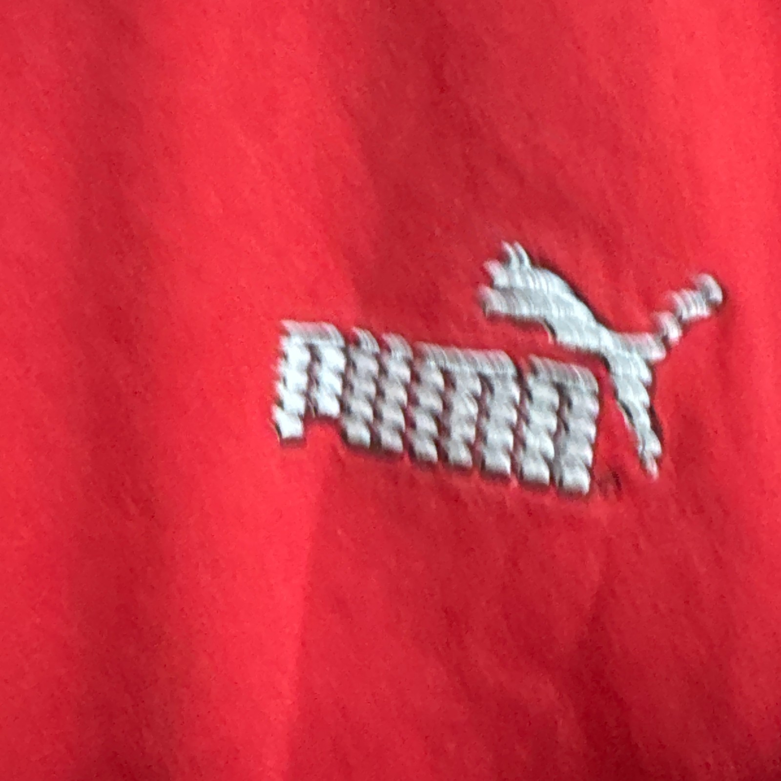Vintage Puma Rotes Grafik Logo T-Shirt - Größe M image 5