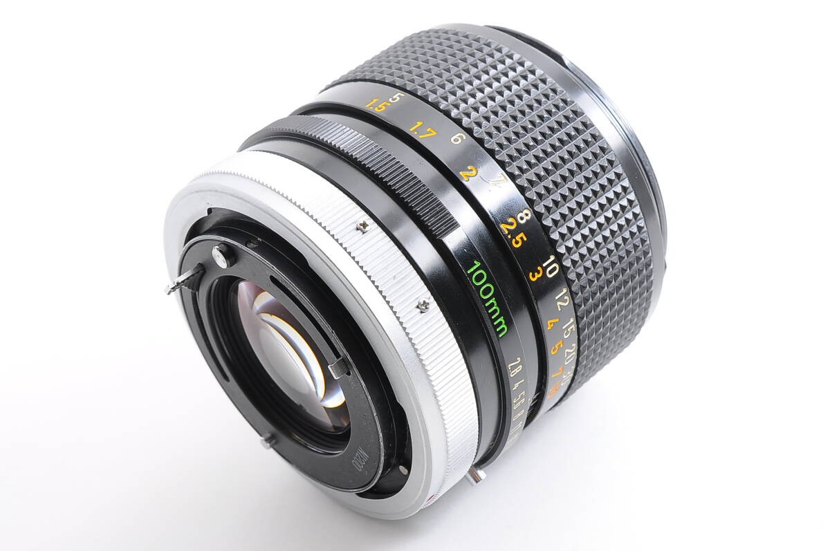 CANON FD 100mm F/2.8 S.S.C. Manual Focus Film Camera Lens