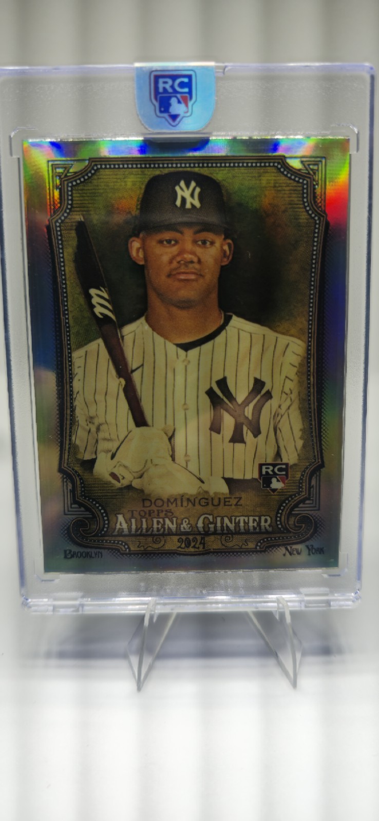 2024 Topps Allen & Ginter - Chrome Jasson Dominguez #31 Refractor (RC)