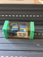 ORIGINAL AURORA T-JET TUFFONES # 1480, CAMARO, BLUE/YELLOW # 1 NEAR MINT IN CASE