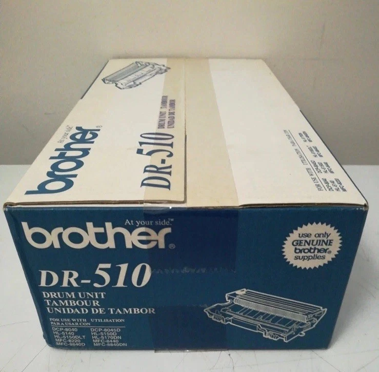 Cartucho de batería original Brother DR510 DR-510, 20000 páginas de rendimiento, caja sellada negra Foto 3 de 4