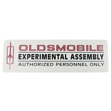 Oldsmobile Expermental Assembl Metal Sign 6x18 Cutlass 442 W-30 W-31 Hurst Olds Oldsmobile Expermental Assembl Metal Sign 6x18 Cutlass 442 W-30 W-31 Hurst Olds