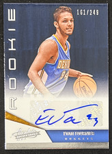 Evan Fournier 2012-13 Absolute rookie autograph 161/249
