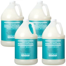 Ginger Lily Farms Argan Oil Body Wash 128 Fl Oz Pack of 4 Toxin Free Cruelty ...