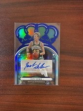 2022-23 Panini Crown Royale Crown Auto Blue 12/75 SP Jack Sikma #CA-JSK Auto HOF