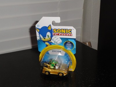 SONIC THE HEDGEHOG 2024 GOLD VECTOR ''BEAT MONSTER'' DIECAST VEHICLE