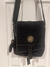 Kipling Lancillotto Borsa a Tracolla Messenger Organizer Borsa a Tracolla Nera