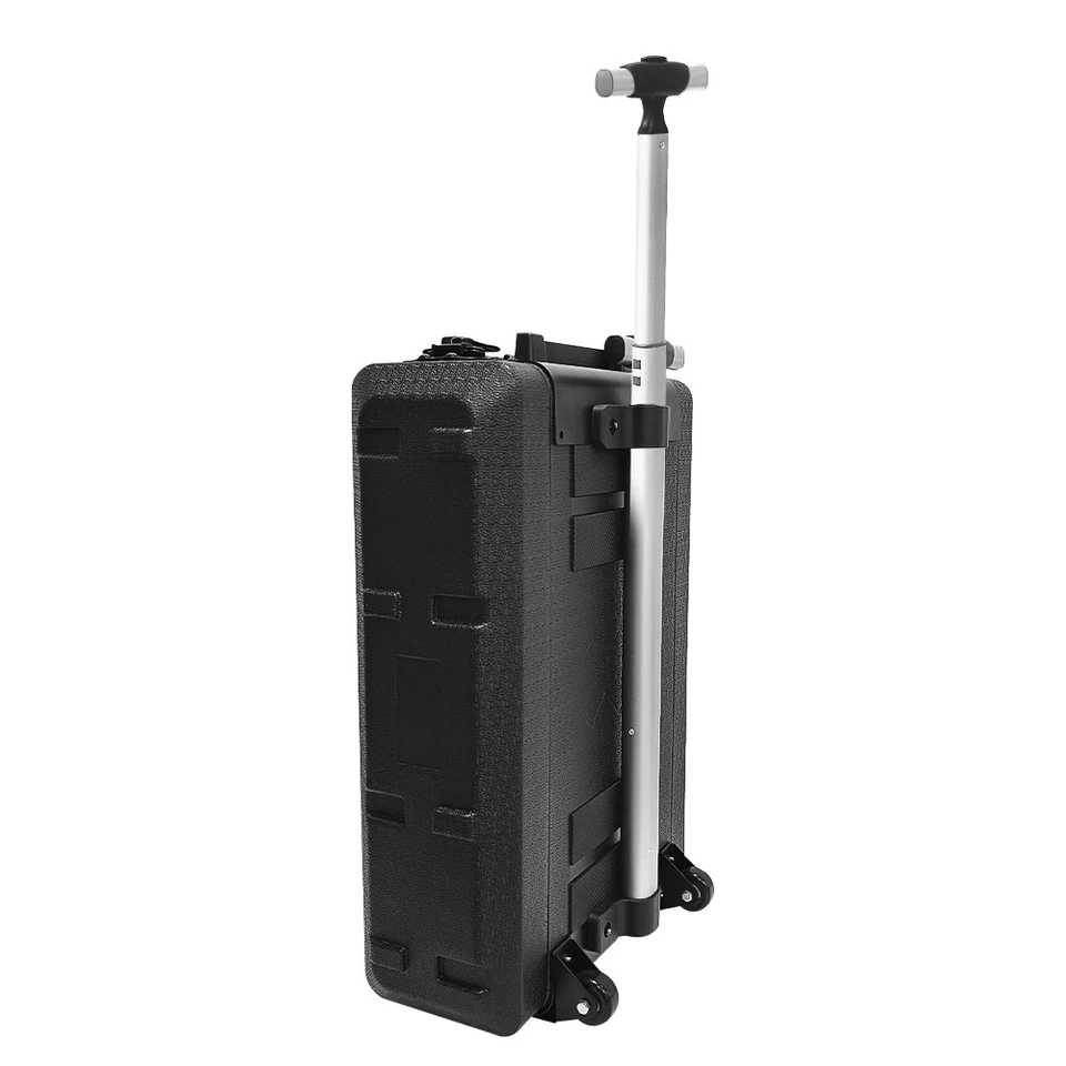 2U Rack Case With wheels 10in Deep 3-Space for Standard 19 in Amplifier, Audio - Image 4 of 4