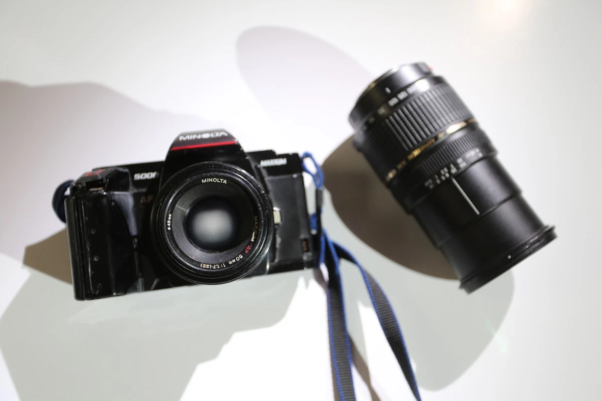 希少品 MINOLTA MAXXUM AF MACRO ZOOM Minolta Maxxum Macro/Close Up Camera Lenses 50mm Focal for sale