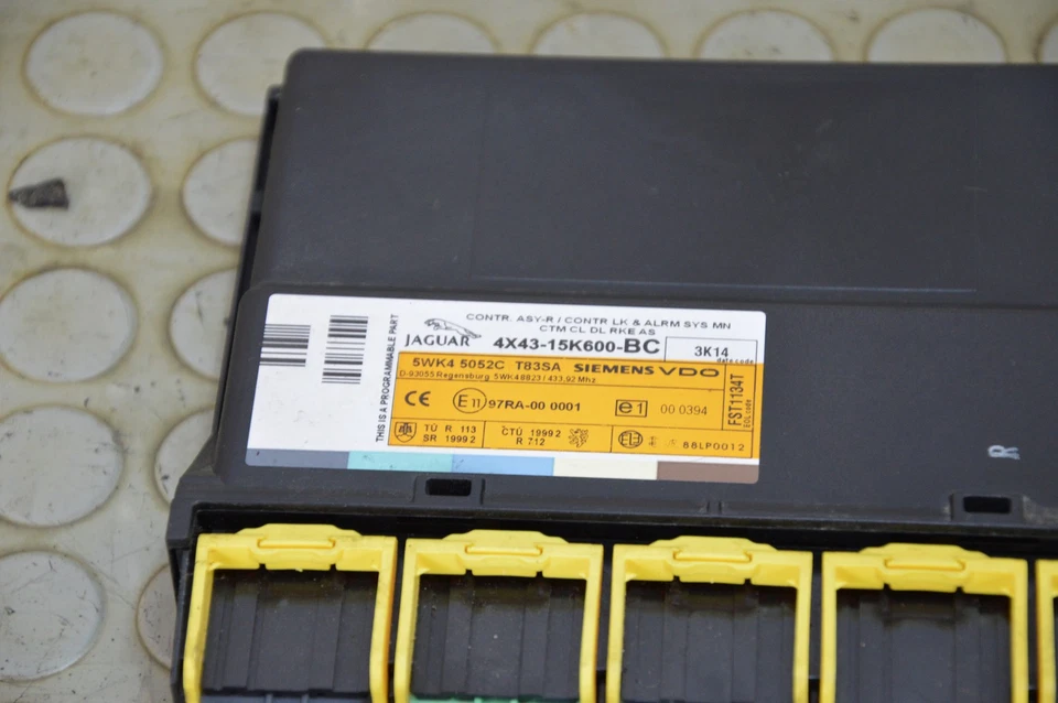26577 Centralina modulo comfort Jaguar X-Type dal 2001 al 2010 cod 4x43-15k600-b - Immagine 2 di 4