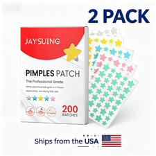 2x Pimples Patch Professional Grade Hydrocolloid Patches 200 Count Non-Drying