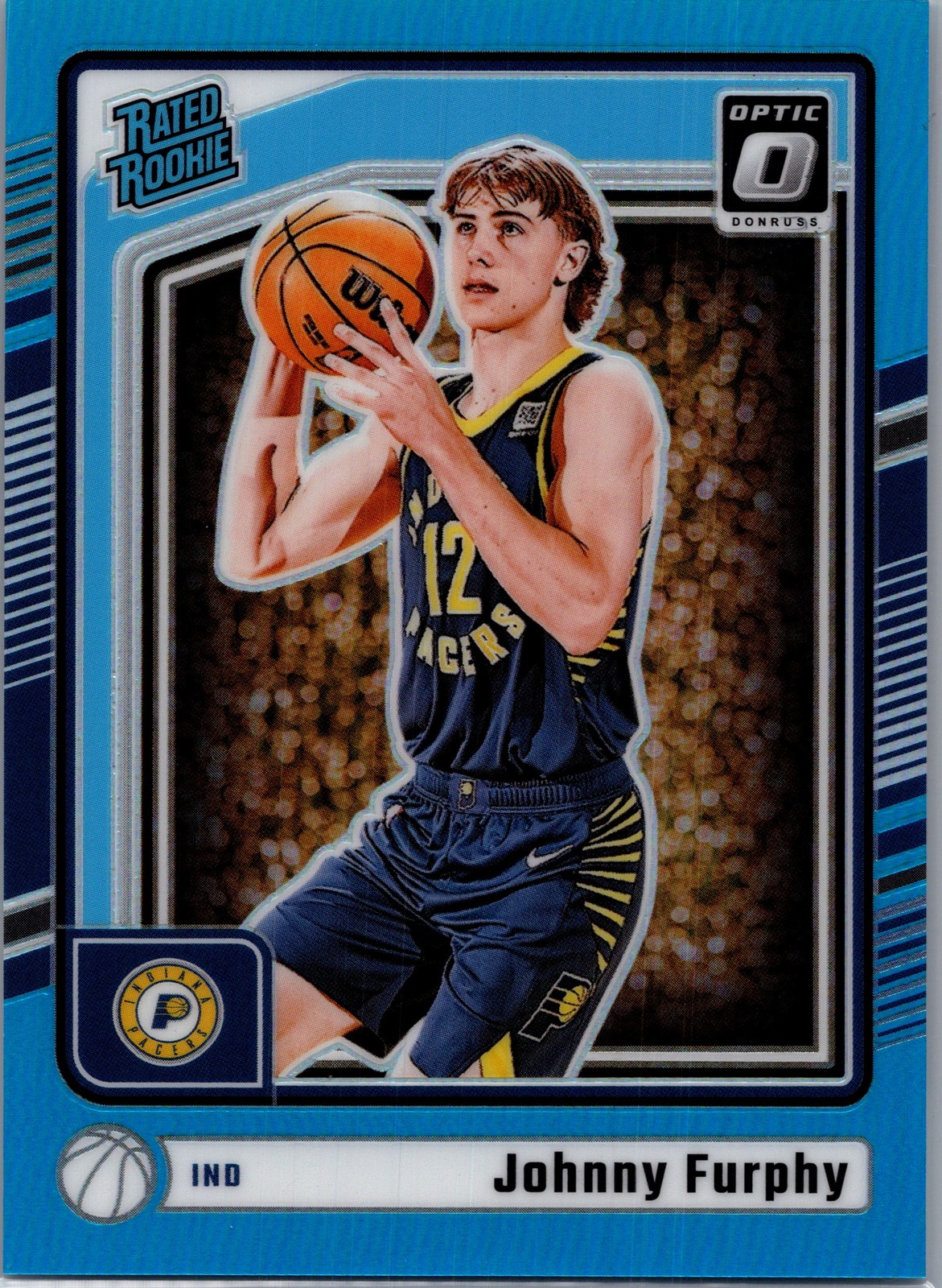 2024-25 Donruss Optic #261 Johnny Furphy Aqua #/225