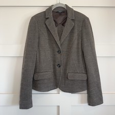 Weekend Max Mara Brown Wool Blend Suit Fitted...