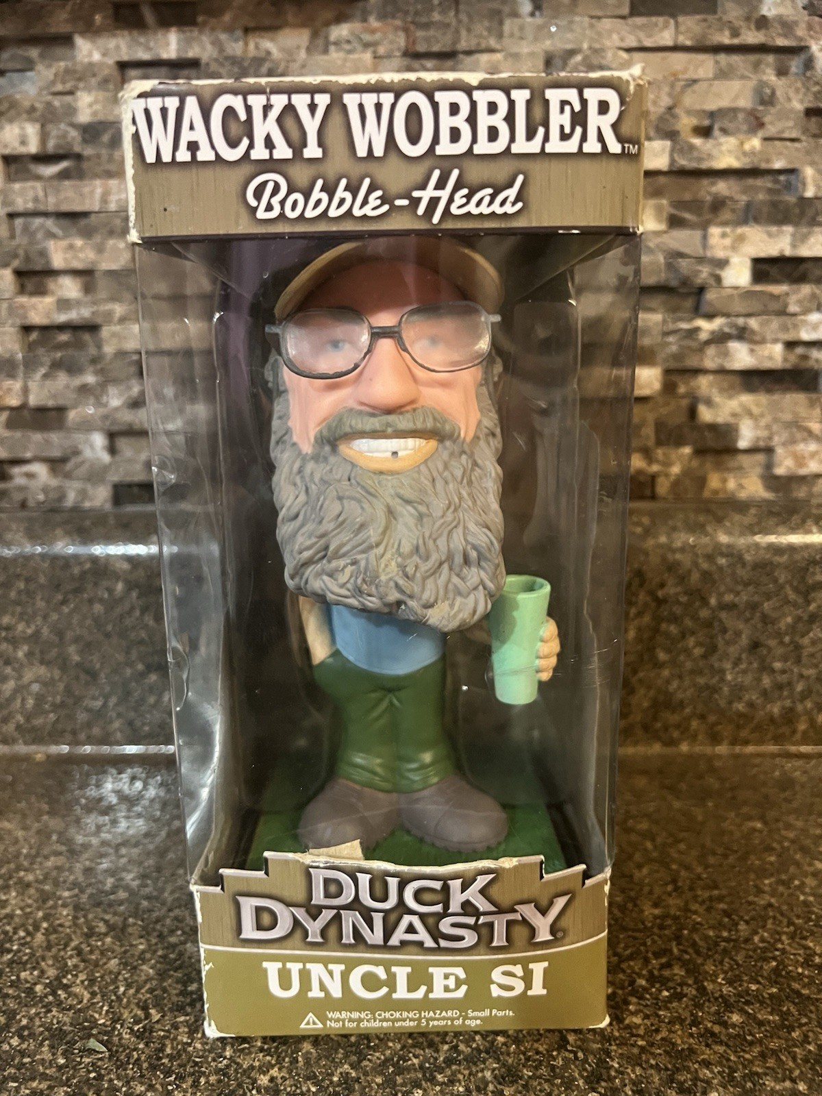 FUNKO Wacky Wobbler Bobblehead DUCK DYNASTY UNCLE SI  Unused In Box