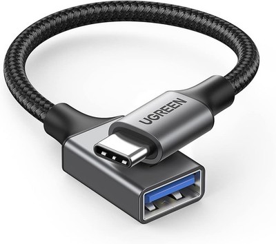 USB C auf USB 3.0 Adapter 5Gbps OTG Kabel Typ C Stecker auf USB A Buchse Nylon