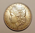 1879P Morgan Silver Dollar - Ungraded - Excellent Detail - 90% US Silver