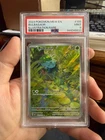2023 Pokemon MEW EN 151 Illustration Rare #166 Bulbasaur PSA 9