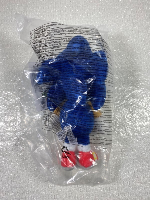 Peluche Sonic Phunny doudou geek pour chambre enfant
