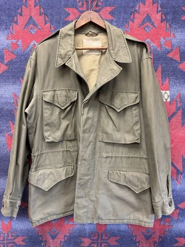 Vintage M-43 Field Jacket WW2 Korean War US Army Military Sz 38
