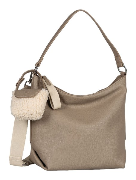 TOM Tailor Fania Hobo Bag M Schultertasche UmhäNgetasche Tasche Taupe Taupe Neu-image
