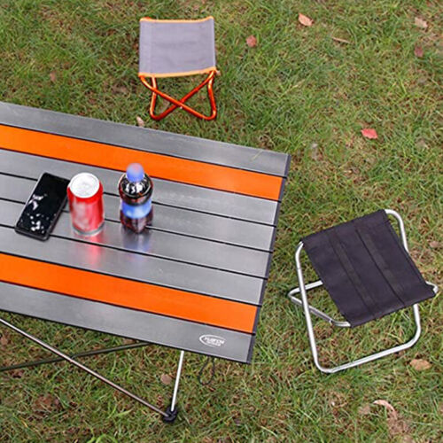 Pequeño taburete plegable portátil al aire libre taburete de campamento silla plegable de senderismo taburete - Imagen 2 de 7