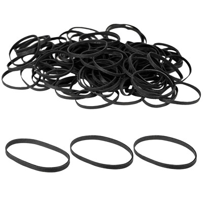 Lot De 10 Bandes Élastiques Géantes Extra-Épaisses 36 Cm – Caoutchouc Solide Noir Pour Bureau, Maison, École Et Bricolage