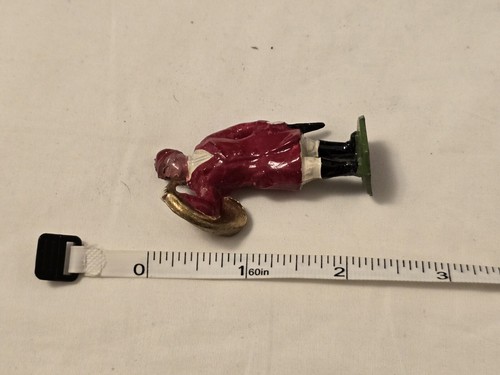 Antique Soldier Blowing A Horn France Lead Toy Figure - Picture 6 of 6