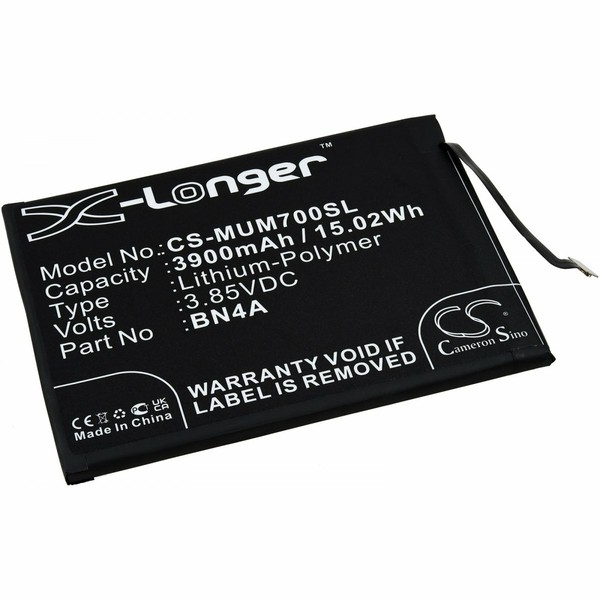 Akku FüR Handy, Smartphone Xiaomi M1901F7E 3,85V 3900Mah/15Wh Li-Polymer Schwarz-image
