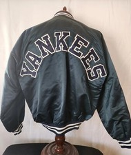 Vintage Chalk Line XL New York Yankees Starter Style Spellout Jacket EUC...