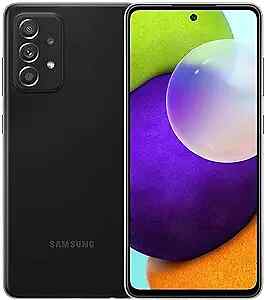 Samsung Galaxy A52 5G SM-A526U Unlocked 128GB Awesome Black C Light Burn