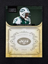 2011 National Treasures Base Short Print SP #105 Plaxico Burress /99 NY Jets