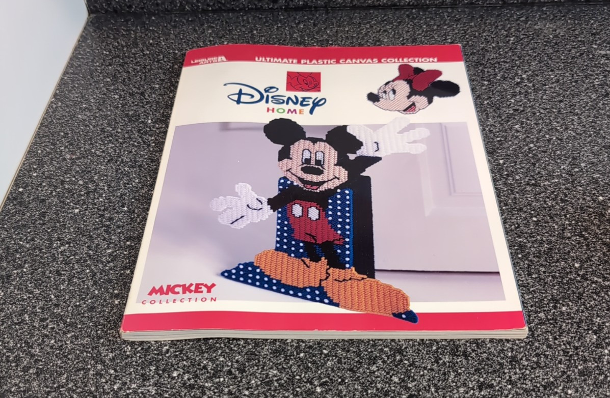 Used Disney Home Plastic Canvas Leisure Arts #1816 Mickey Collection