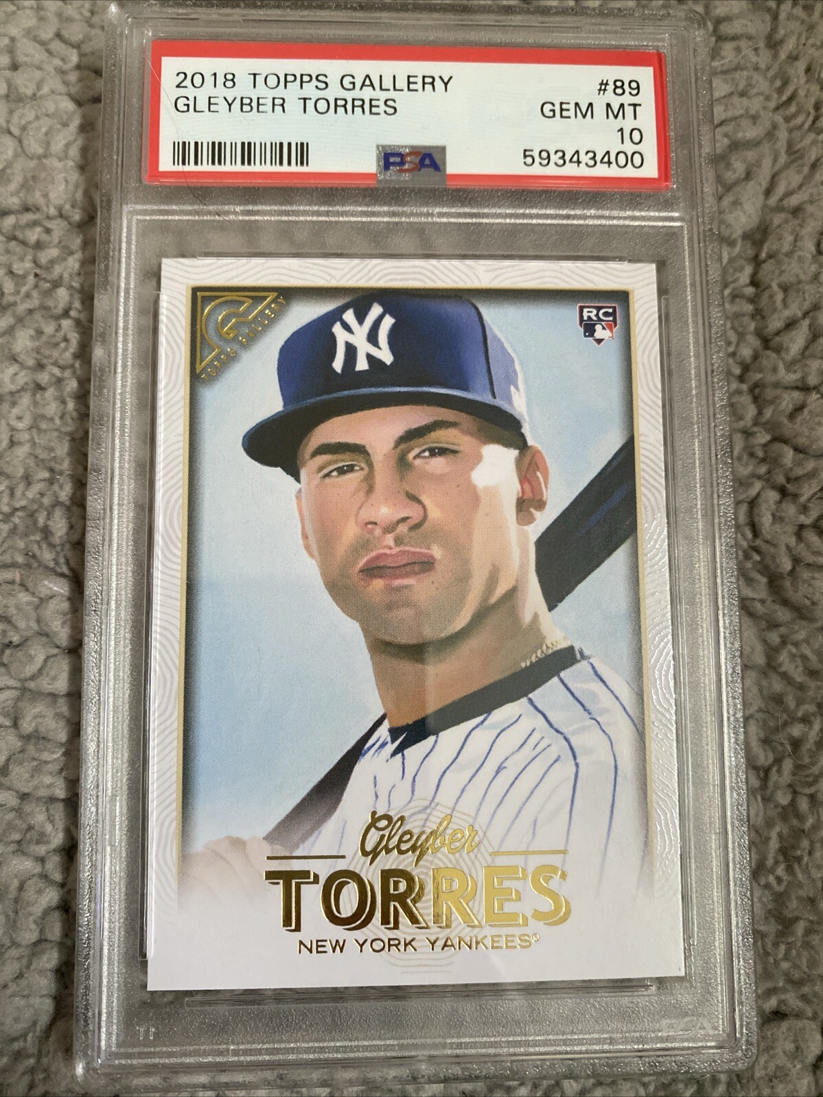 2018 Topps Gallery #89 Gleyber Torres RC rookie PSA 10