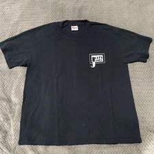 Vintage Detroit Comedy Club “All Jokes Aside” Double Sided 80’s T Shirt sz LG