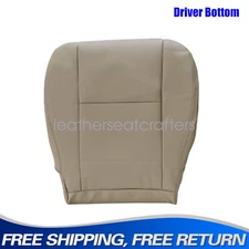 Front Driver Side Bottom Leather Seat Cover Tan Fit For 2000-2004 Toyota Tundra