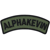 AufnäHer MilitäR: Alpha Kevin AufbüGler Spaß Patch Army Applikation 70X20Mm