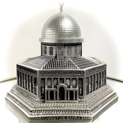 Qubbat al-Sakhra Dekomodell in Silber 25*22cm Islam Quds Aqsa Palästina