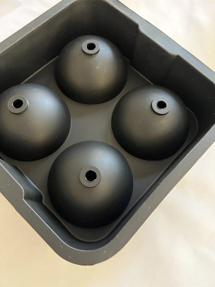 Máquina de bolas de hielo de silicona de goma para beber Patron Tequila RARA Foto 4 de 4