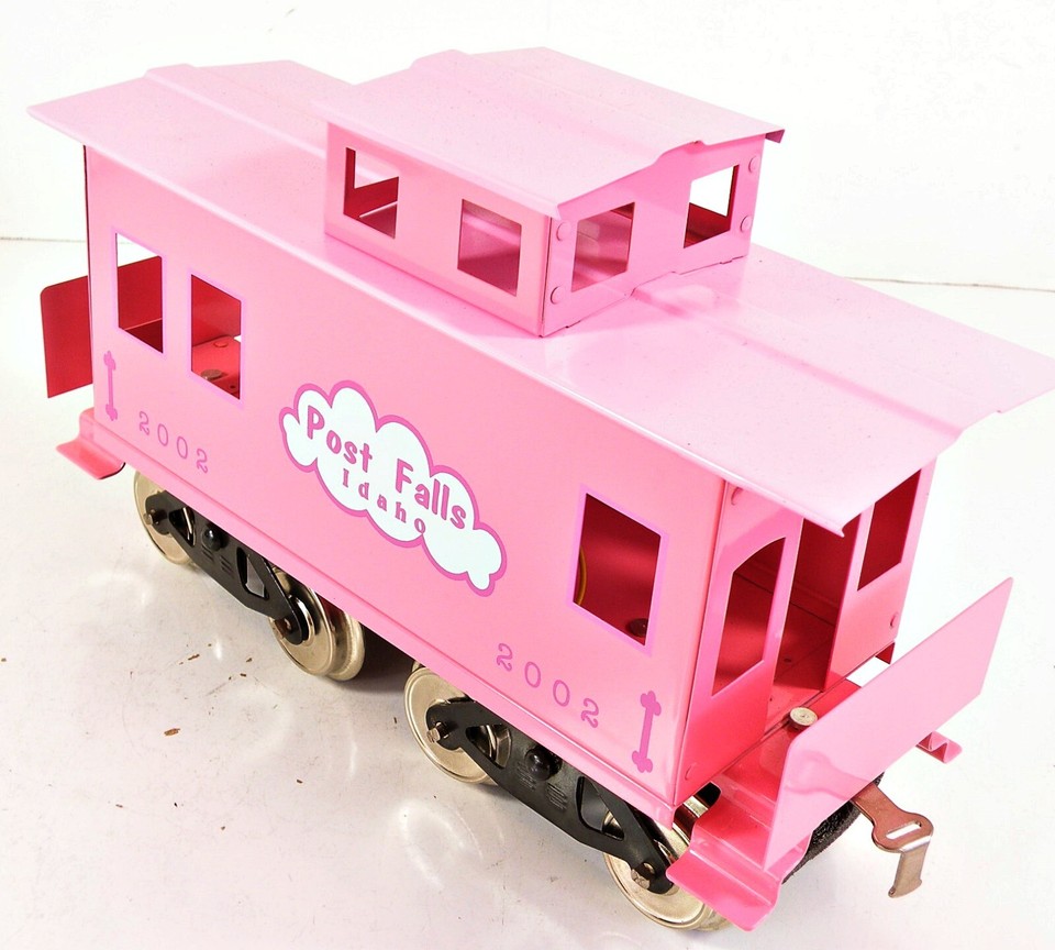 McCoy "Post Falls Idaho" Caboose Tinplate Standard Gauge Pink /93C/ eBay