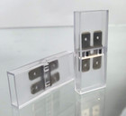2x Verteiler 6,3 Kabelschuhe Verbinder Flachstecker isoliert Crimp Gehäuse 2:2