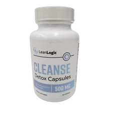 Lean Logic Cleanse Detox Capsules 500mg 60ct Digestive Support USA EXP 03/26