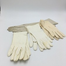 Womens Gloves 4 Vintage Mid Century Retro Various Lengths and Materials READ